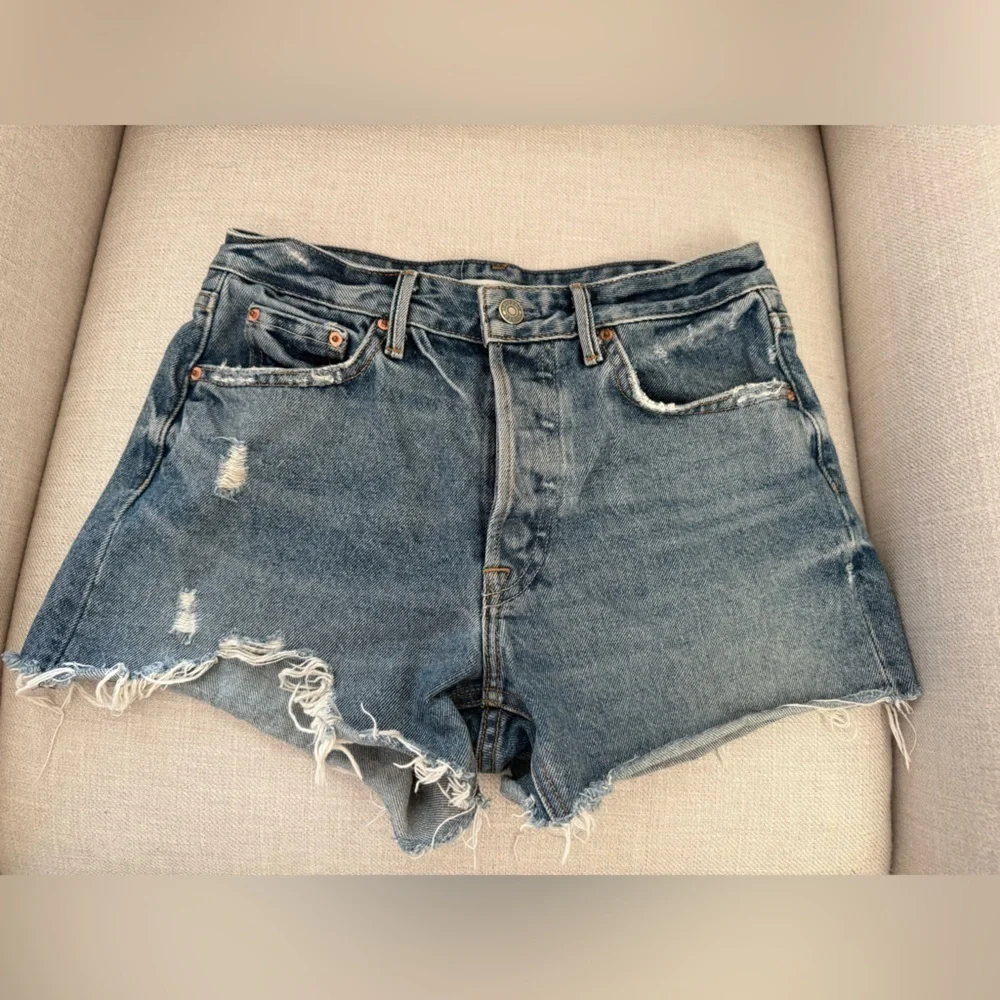 Grlfrnd Helena Denim Shorts Size 25